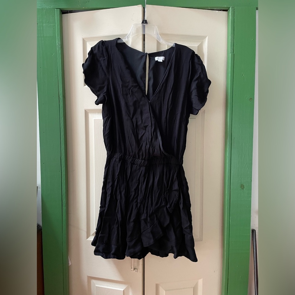 LOFT Plus Black Romper/Skort